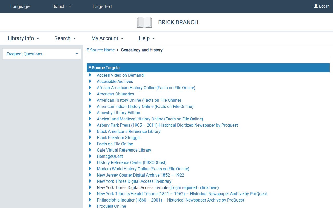 Barnegat city directory research at the Ocean County Library genealogy resource page