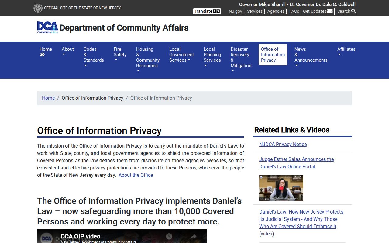 Barnegat Township neighbors privacy limit under New Jersey Daniel's Law redaction