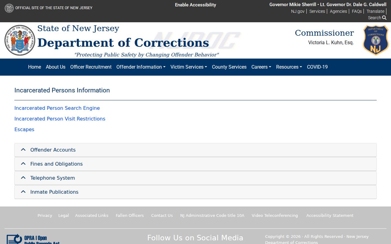 Barnegat Township resident lookup boundary shown by the New Jersey offender search